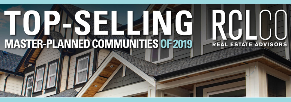 top-selling master-planned communities of 2019